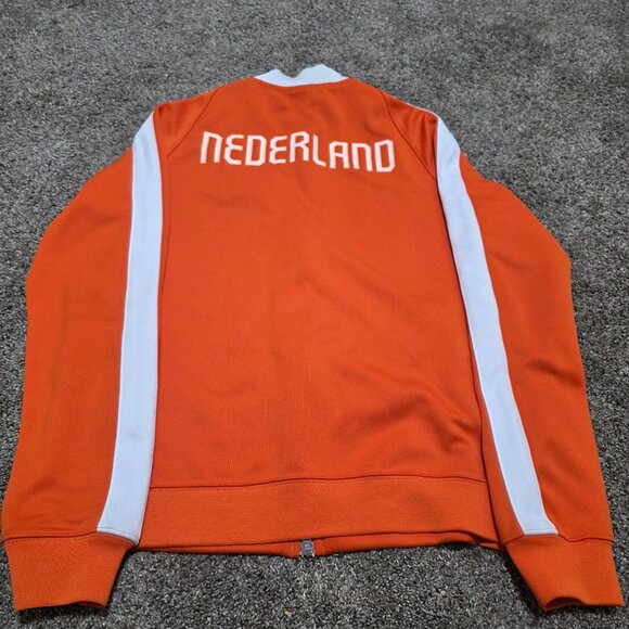 Nike Netherlands KNVB Full-Zip Track Jacket Men’s M – Orange/White “NEDERLAND” - Picture 6 of 8
